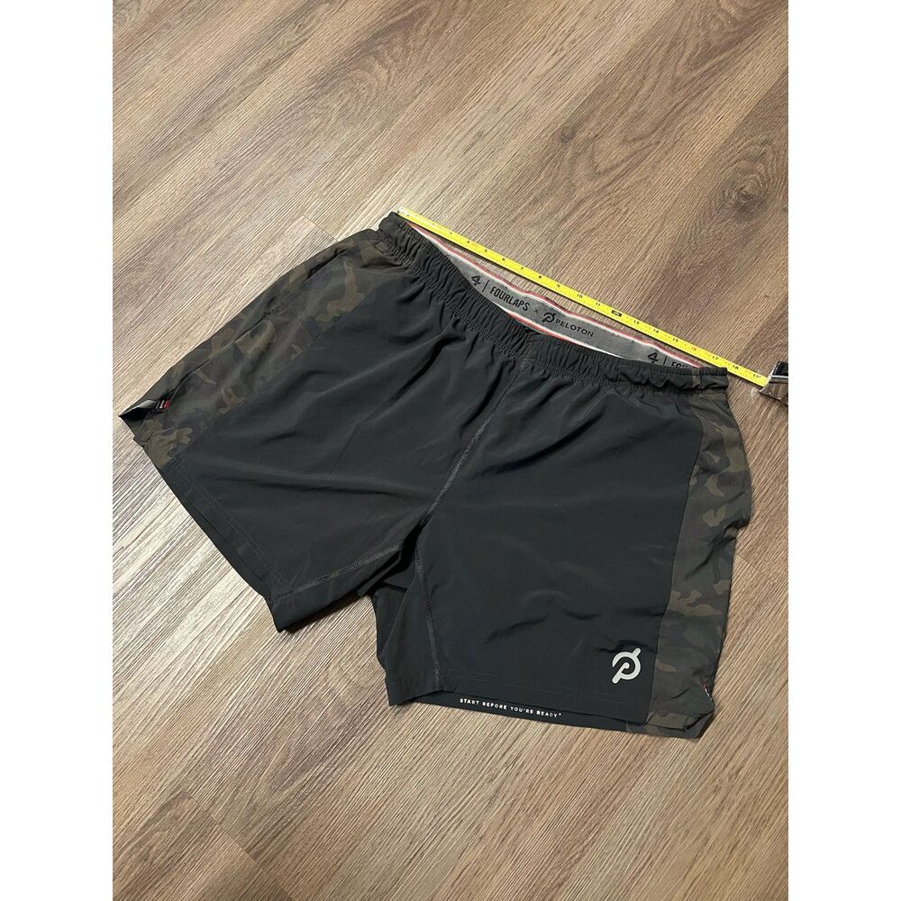 Fourlaps x Peloton Mens Running Gym Shorts xxl Camo Performance